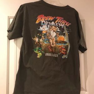 3/$10 Duck Dynasty Brew Thru Brown T-shirt Medium